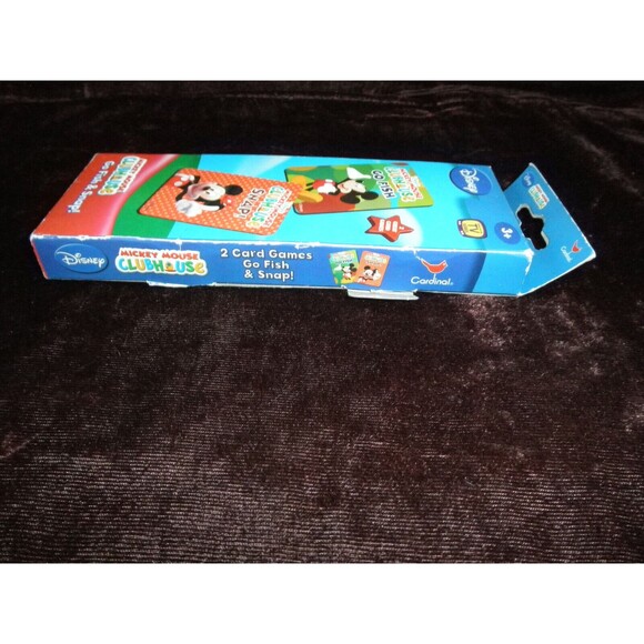 NEW by DISNEY, MICKEY MOUSE CLUBHOUSE "GO FISH" AND "SNAP" CARD GAMES - Picture 8 of 8